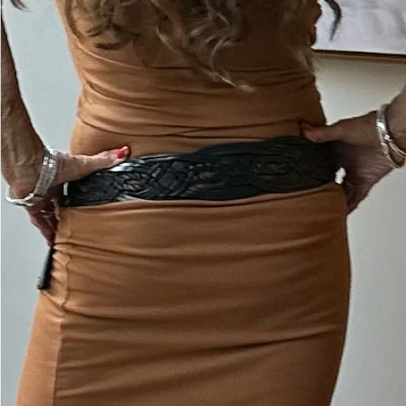 House of HARLOW 1960 One Shoulder Ribbed Dress. Size XS - Picture 6 of 13